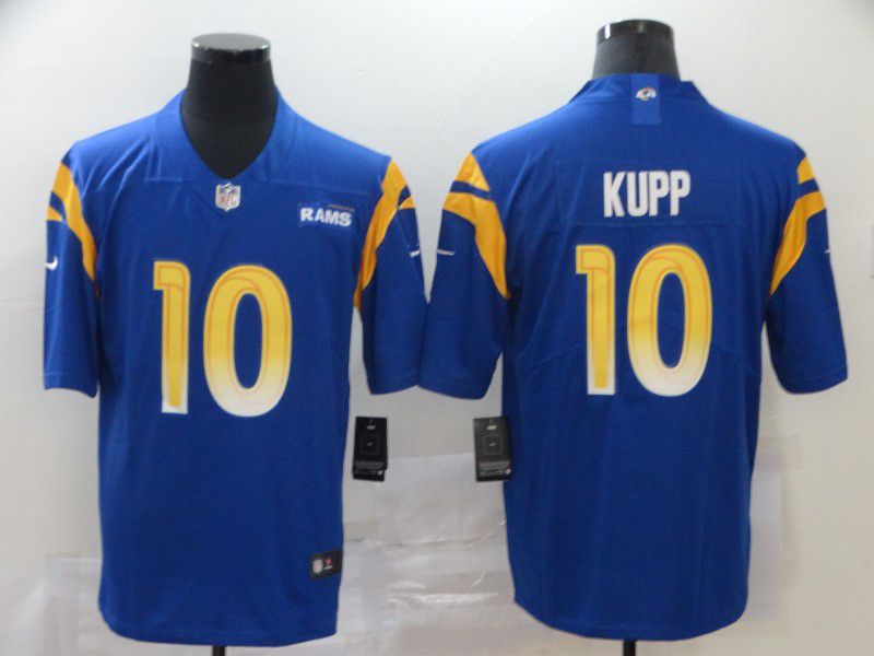 Men Los Angeles Rams #10 Kupp Blue Nike Vapor Untouchable Stitched Limited NFL Jerseys->los angeles rams->NFL Jersey